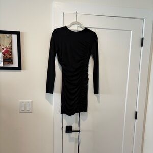 White Fox Boutique Black Long Sleeve Dress